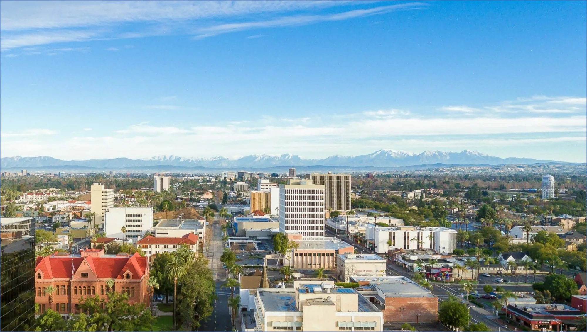 Santa Ana and central Orange County