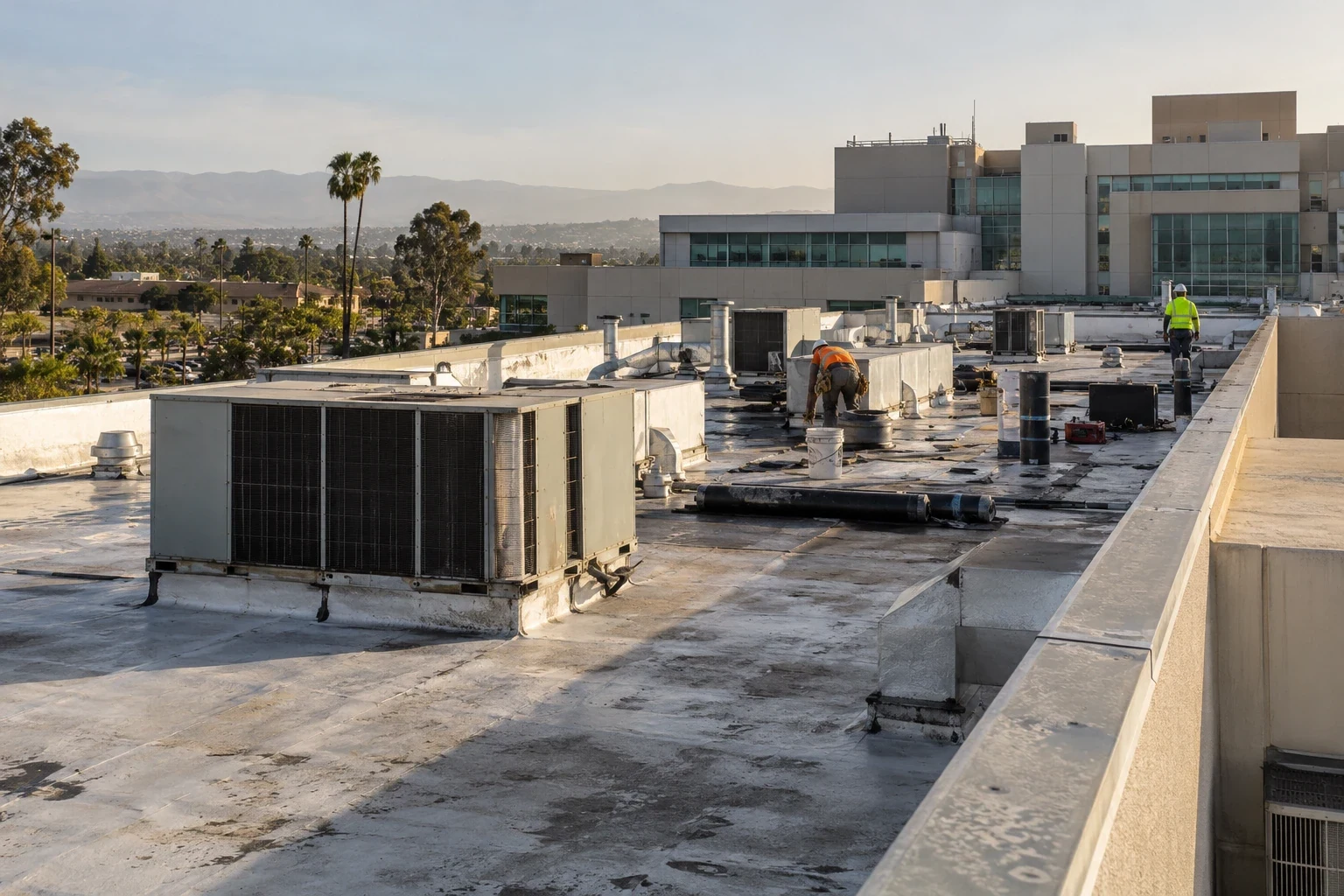 Commercial Roofing for Healthcare Systems in Santa Ana, CA